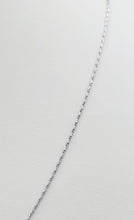 Load image into Gallery viewer, 18” Thin White Gold Razza Chain - 14K