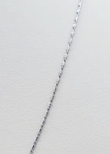 Load image into Gallery viewer, 20" Thin White Gold Razza Chain - 14K