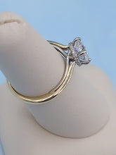 Load image into Gallery viewer, 1.37 Carat Round Brilliant Lab Diamond Engagement Ring - 14K Yellow &amp; White Gold