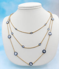 Load image into Gallery viewer, Three Layer Necklace - Gold Plated Sterling Silver