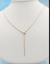 Load image into Gallery viewer, Adjustable Lightweight Gold Cable Chain -14K Yellow Gold