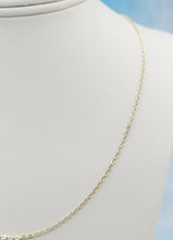 Load image into Gallery viewer, Adjustable Gold Cable Chain -14K Yellow Gold