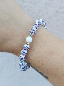 Purple Floral Moments Bracelet - TJazelle