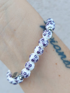 Purple Floral Moments Bracelet - TJazelle