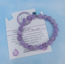 Load image into Gallery viewer, Mauve Jade Round Friendship Stacker - TJazelle - Limited Edition