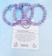 Load image into Gallery viewer, Mauve Jade Round Friendship Stacker - TJazelle - Limited Edition