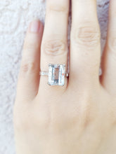 Load image into Gallery viewer, Titanium Quartz "Life Of The Party" Ring - 14K White Gold - Marie's Custom One Of A Kind Design