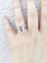 Load image into Gallery viewer, Titanium Quartz "Life Of The Party" Ring - 14K White Gold - Marie's Custom One Of A Kind Design