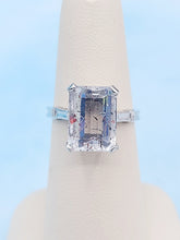 Load image into Gallery viewer, Titanium Quartz "Life Of The Party" Ring - 14K White Gold - Marie's Custom One Of A Kind Design