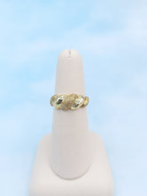Load image into Gallery viewer, Gold Dome "Croissant" Ring - 14K Yellow Gold - Estate Piece