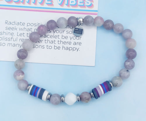 Pink Tourmaline Positive Vibes Bracelet - TJazelle