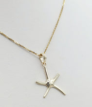 Load image into Gallery viewer, Starfish Pendant &amp; Chain - 14K Yellow Gold
