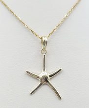 Load image into Gallery viewer, Starfish Pendant &amp; Chain - 14K Yellow Gold