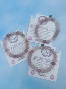 "Unconditional Love" Madagascar Quartz Stacker Bracelet - TJazelle