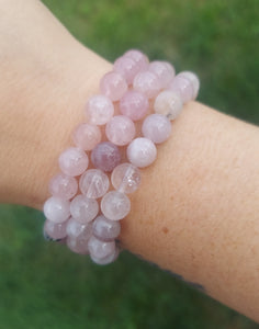 "Unconditional Love" Madagascar Quartz Stacker Bracelet - TJazelle