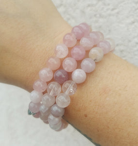 "Unconditional Love" Madagascar Quartz Stacker Bracelet - TJazelle