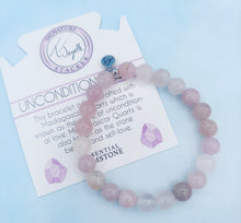 Load image into Gallery viewer, &quot;Unconditional Love&quot; Madagascar Quartz Stacker Bracelet - TJazelle