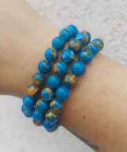 Load image into Gallery viewer, &quot;Good Vibrations&quot; Ocean Jasper Stacker Bracelet - TJazelle