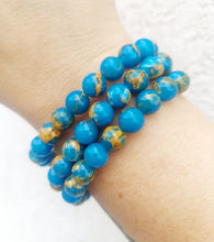 Load image into Gallery viewer, &quot;Good Vibrations&quot; Ocean Jasper Stacker Bracelet - TJazelle