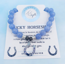 Load image into Gallery viewer, Lucky Horseshoe CZ Charm Bracelet - TJazelle