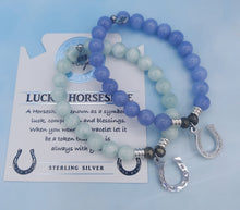 Load image into Gallery viewer, Lucky Horseshoe CZ Charm Bracelet - TJazelle