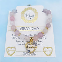 Load image into Gallery viewer, Gold Grandma Heart Charm Bracelet - TJazelle