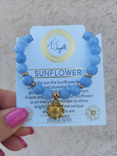 Load image into Gallery viewer, Sunflower Gold Charm Bracelet - TJazelle