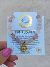 Load image into Gallery viewer, Sunflower Gold Charm Bracelet - TJazelle