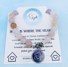 Load image into Gallery viewer, Home Is Where the Heart Is Silver Charm Bracelet - TJazelle
