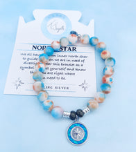 Load image into Gallery viewer, Limited Edition North Star Silver Charm Bracelet - TJazelle