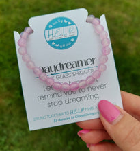 Load image into Gallery viewer, Daydreamer Stacker with Pink Glass Shimmer - TJazelle HELP Collection