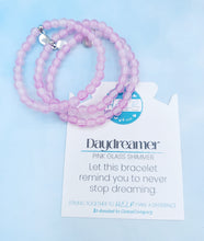 Load image into Gallery viewer, Daydreamer Stacker with Pink Glass Shimmer - TJazelle HELP Collection