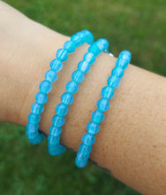 Load image into Gallery viewer, Sea the Beauty Stacker with Blue Glass Shimmer -TJazelle HELP Collection