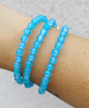 Load image into Gallery viewer, Sea the Beauty Stacker with Blue Glass Shimmer -TJazelle HELP Collection