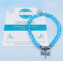 Load image into Gallery viewer, Dragonfly Charm Bracelet - TJazelle H.E.L.P