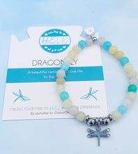 Load image into Gallery viewer, Dragonfly Charm Bracelet - TJazelle H.E.L.P