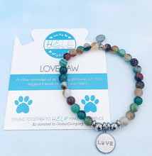 Load image into Gallery viewer, Love Paw Print Charm Bracelet - TJazelle H.E.L.P Collection