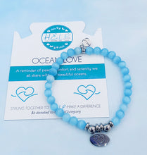 Load image into Gallery viewer, Ocean Love TJazelle H.E.L.P Charm Bracelet