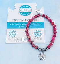 Load image into Gallery viewer, Fire and Rescue Firefighter Bracelet - TJazelle H.E.L.P