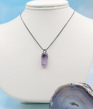 Load image into Gallery viewer, Amethyst Mini Pendulum Necklace