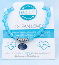Load image into Gallery viewer, Ocean Love TJazelle H.E.L.P Charm Bracelet