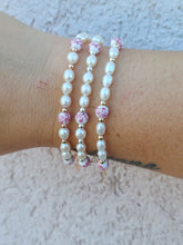 Load image into Gallery viewer, The Amalfi Porcelain and Pearl Beaded Bracelet - Our Whole Heart