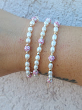Load image into Gallery viewer, The Amalfi Porcelain and Pearl Beaded Bracelet - Our Whole Heart