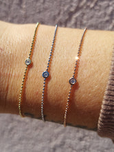 Load image into Gallery viewer, Adjustable Diamond Cut Beaded Chain Bracelet