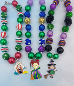 Christmas Candy House Bubble Necklace