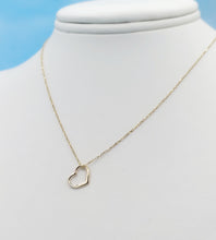Load image into Gallery viewer, Mini Floating Heart Necklace - 14K Yellow Gold