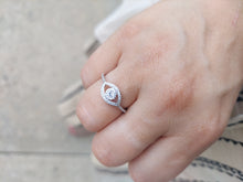 Load image into Gallery viewer, Bling-Bling Evil Eye Ring - Sterling Silver