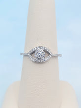 Load image into Gallery viewer, Bling-Bling Evil Eye Ring - Sterling Silver