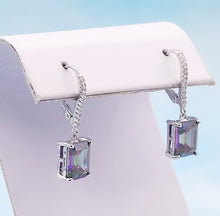 Load image into Gallery viewer, Mystic Topaz French Hook Earrings - Sterling Silver