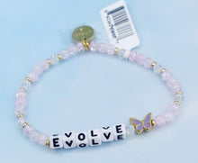 Load image into Gallery viewer, “Evolve” Butterfly Charm Bracelet - Little Words Project